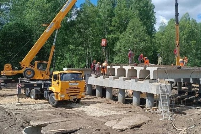 Капремонт моста через Илеть в Параньгинском районе выполнен на 60%