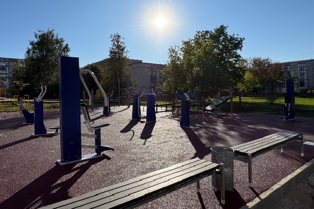 На улице Петрова в Йошкар-Оле открываются две новые спортивные площадки