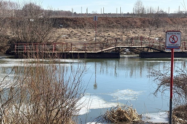Структура льда на реках Марий Эл меняется в связи с тёплой погодой