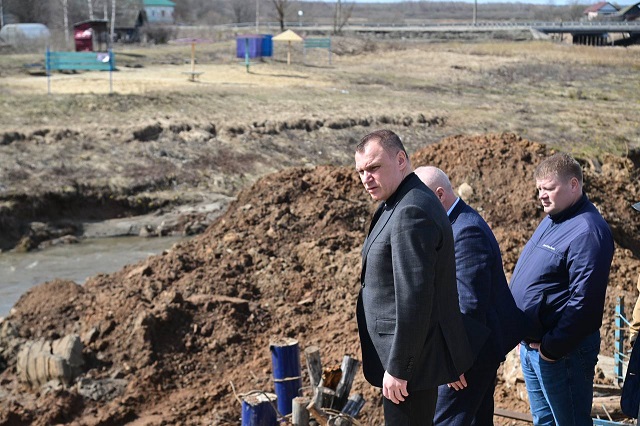 В Оршанке восстанавливают гидротехнический узел