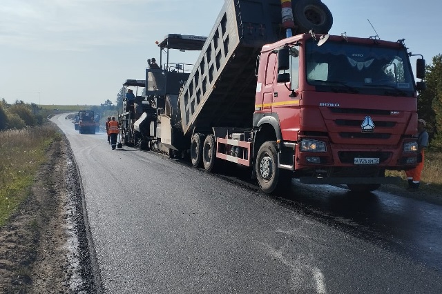 В Мари-Турекском районе ремонтируют дорогу Хлебниково – Крупино