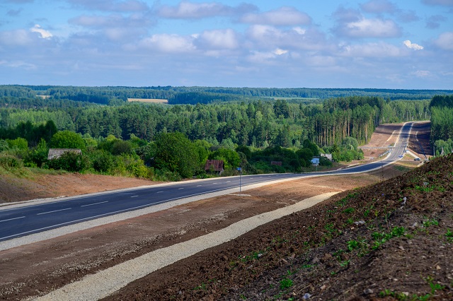 В Куженерском районе открыт реконструированный участок дороги