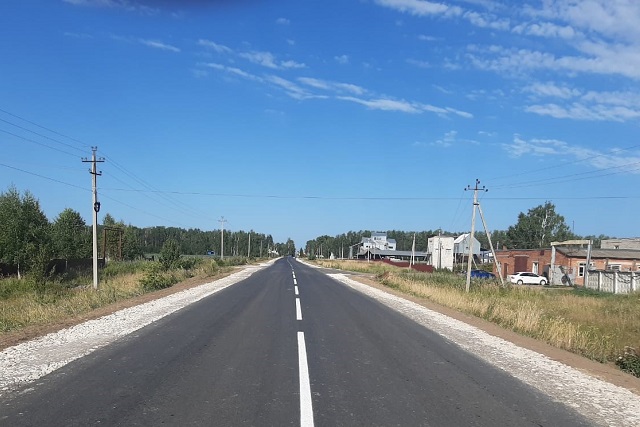 В Горномарийском районе открылась обновлённая дорога Кулаково – Четнаево