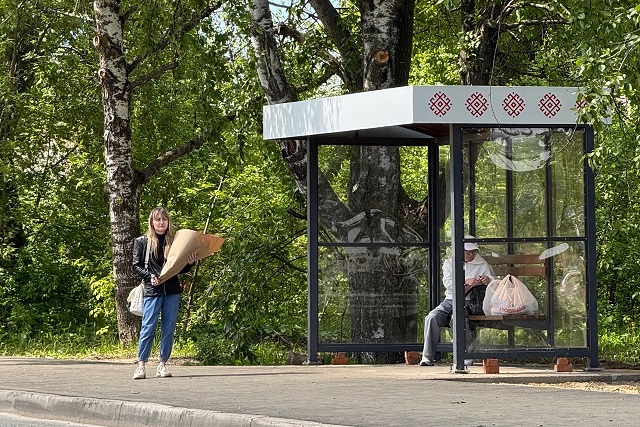 В Йошкар-Оле установили две новые остановки общественного транспорта 