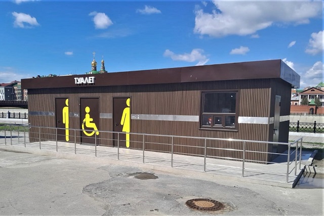 На набережной в Йошкар-Оле открыли общественный туалет