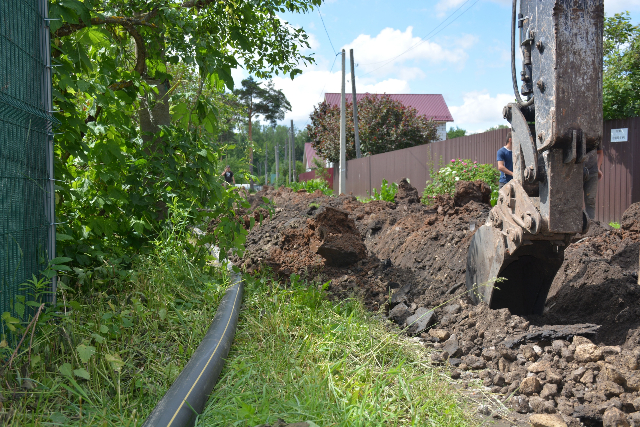 В СНТ «Мичуринец» в Йошкар-Оле начали прокладывать газ