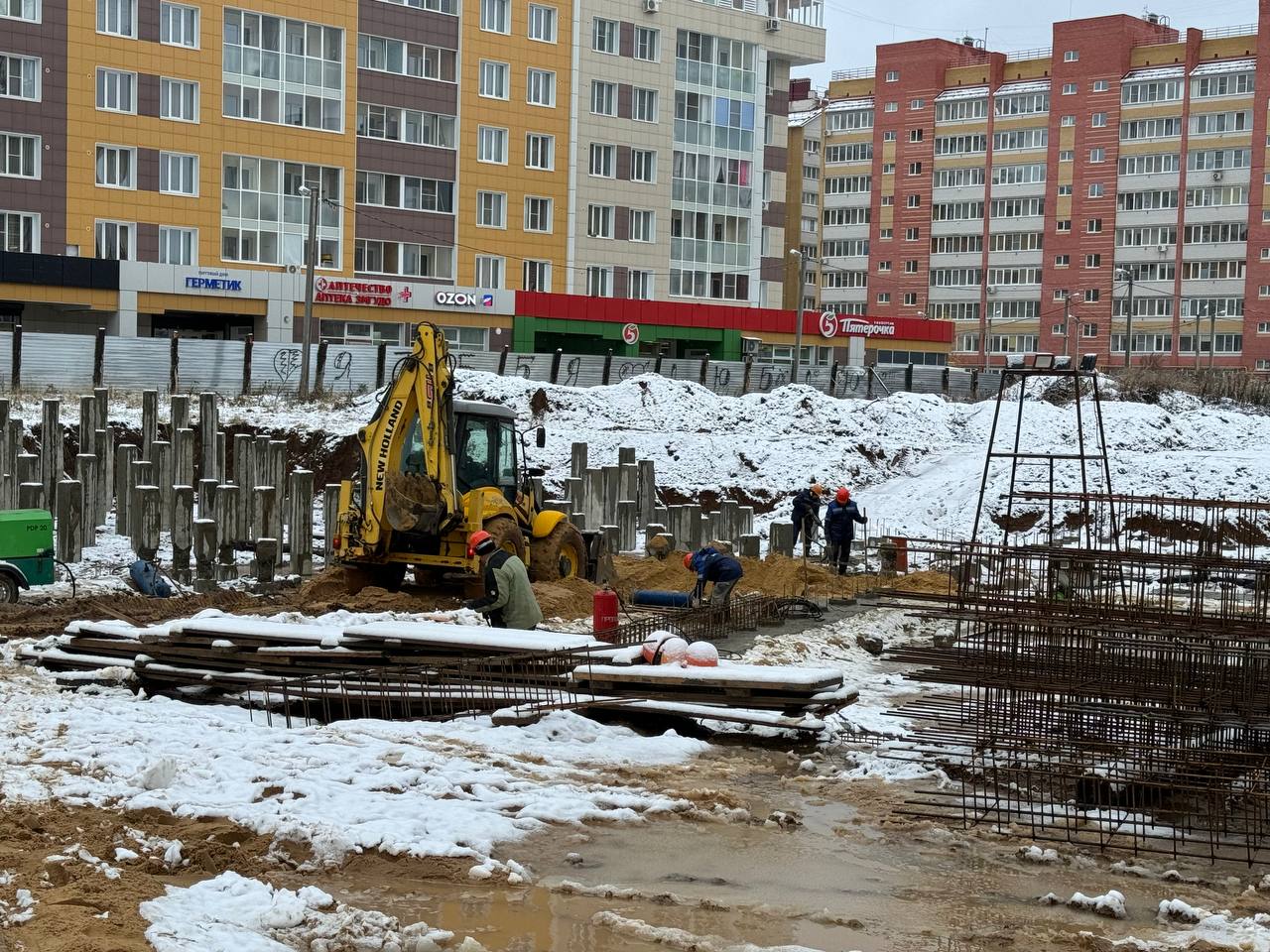 В микрорайоне «Фестивальный» началось строительство детсада на 180 мест