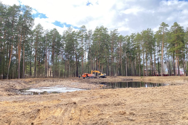 Начаты работы по благоустройству общественной территории в Звенигове