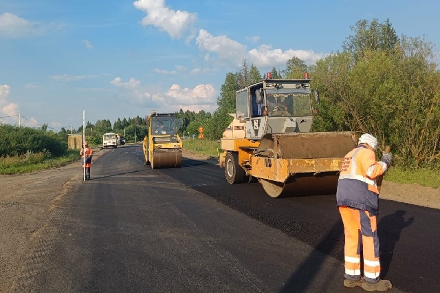 Ремонт дороги между Советским и Ургакшем в самом разгаре