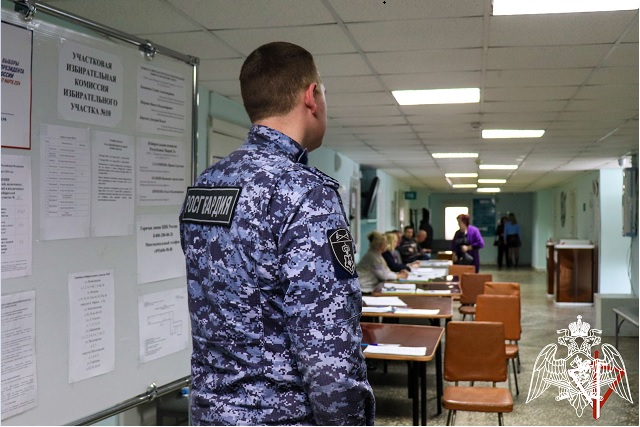 Росгвардейцы обеспечили безопасность во время проведения выборов в Марий Эл