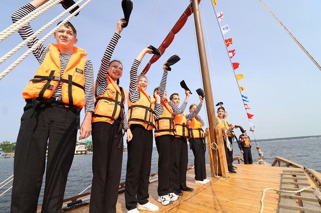 Парусный клуб «Паллада» открыл Детскую навигацию на Волге