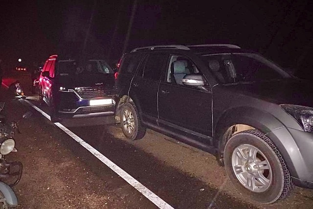 Четыре автомобиля столкнулись на федеральной трассе 