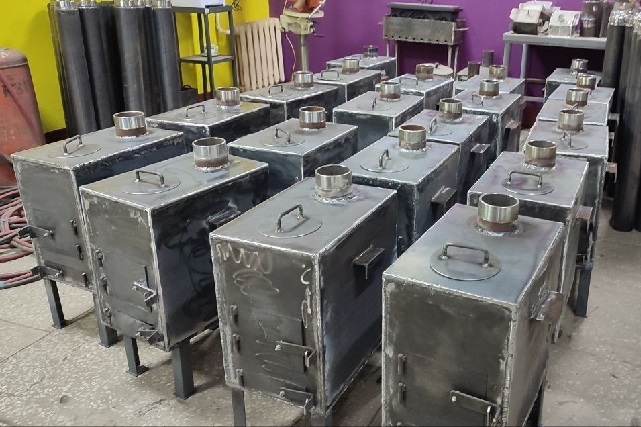 В зону проведения СВО отправили печки-буржуйки, сделанные в Марий Эл