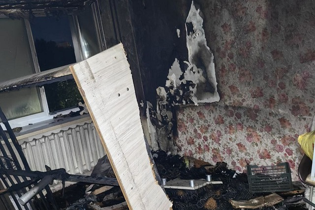 Причиной ночного пожара в Йошкар-Оле стало короткое замыкание 