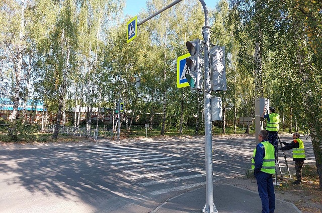 Четыре новых светофора заработали сегодня в Йошкар-Оле 