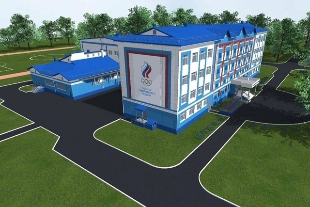 Продолжается реконструкция здания Училища олимпийского резерва