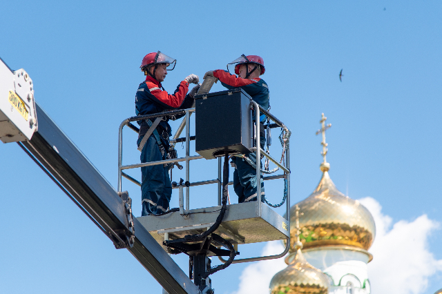 В Йошкар-Оле на улице Йывана Кырли установили новые фонари