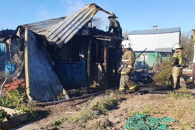 Неисправность печи стала причиной пожара в Медведевском районе 