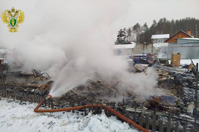 В результате субботнего пожара в городе Волжске погиб человек 