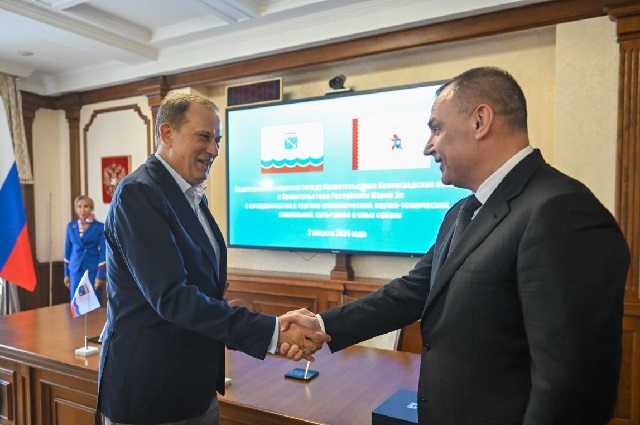 Между Ленинградской области и Марий Эл подписано соглашение