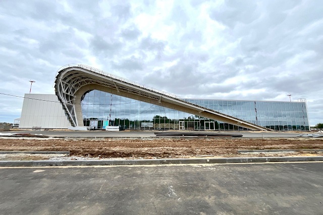 Новый терминал аэропорта Йошкар-Олы готов более чем наполовину