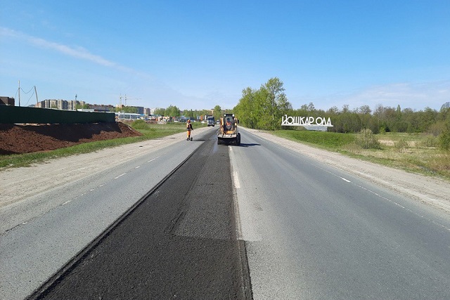 Подрядчик начал работы по ремонту Сернурского тракта в рамках нацпроекта