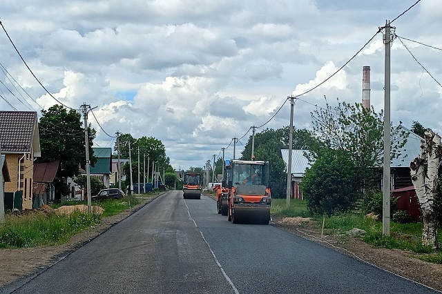 Ремонт на улице Большое Чигашево подходит к завершению 