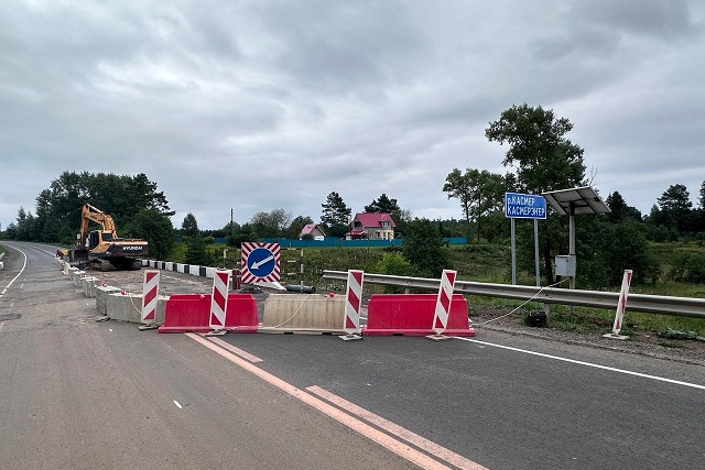 В Мари-Турекском районе начали ремонт моста через реку Касмер