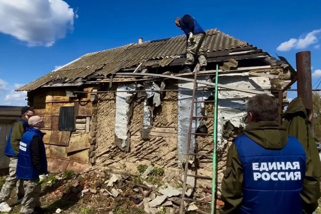 Единоросы на «Курском рубеже»: доброволец из Марий Эл Игорь Волков в третий раз помогает приграничью