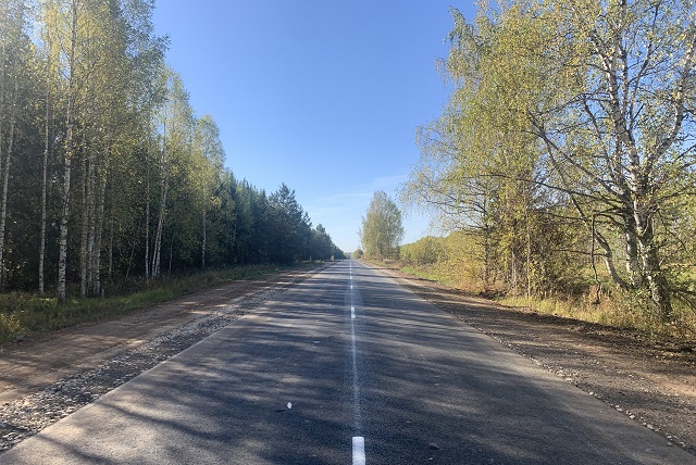 Дорожники завершили работы на подъезде к деревне Елембаево 