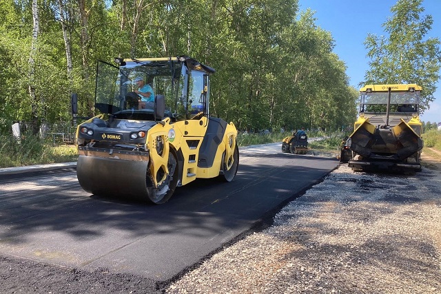 На «Аллеи героев» Туруновского кладбища ведутся дорожные работы 