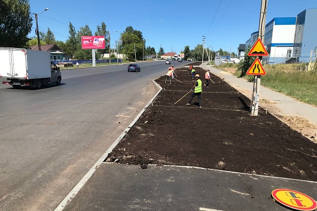 Остались финальные штрихи благоустройства Кокшайского проезда