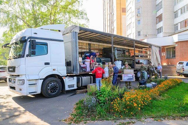 Из Марий Эл отправили гуманитарный груз для участников СВО