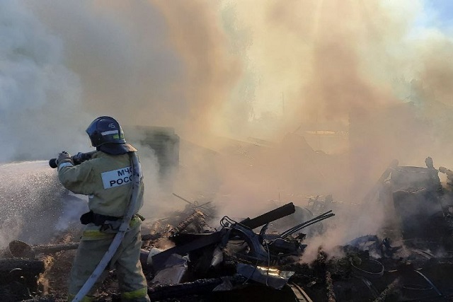 Сварочные работы могли стать причиной пожара в Старом Торъяле