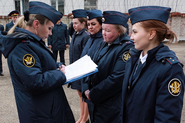 Сотрудники УФСИН готовятся к участию в параде йошкар-олинского гарнизона