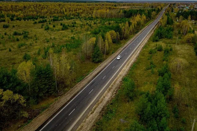 На федеральной трассе «Поветлужье» завершена укладка асфальта