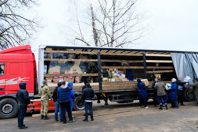 Очередной гуманитарный груз отправляется сегодня в зону проведения СВО