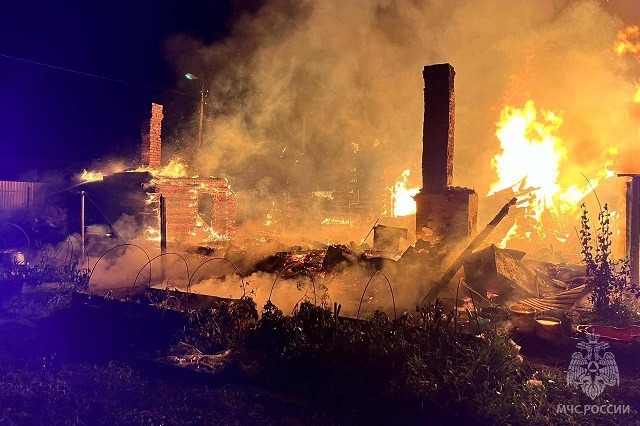 В посёлке Октябрьском Моркинского района произошёл пожар 