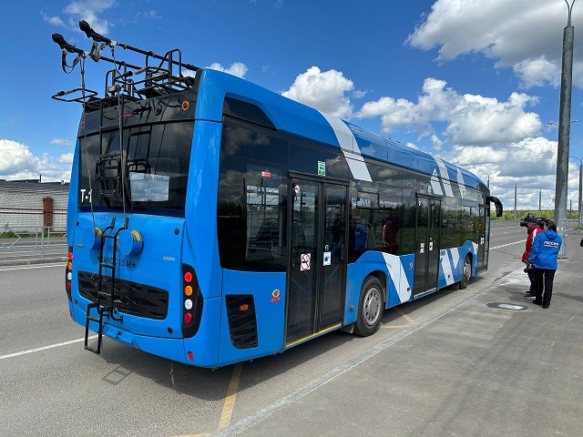 В Йошкар-Оле завершился тест-драйв троллейбуса с увеличенным автономным ходом