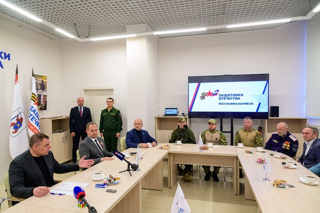 Глава Марий Эл Юрий Зайцев встретился с участниками СВО 